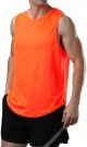 Men's Mesh Tank Top Shirt Quick Drying Sleeveless Shirts Fitted Muscle Tank Tops Sport Round Neck T-Shirt