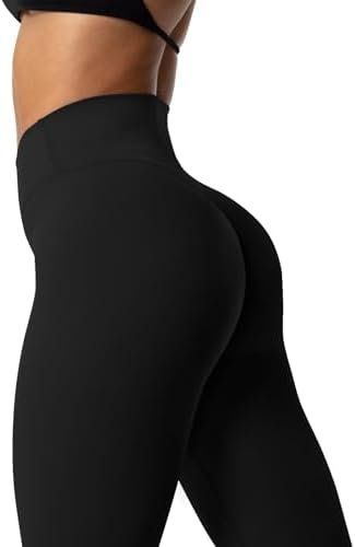 Workout Leggings for Women Butt Lifting, Tummy Control Gym Leggings, High Waisted Squat Proof Yoga Pants