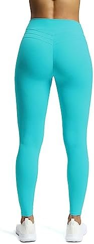 High Waisted Workout Leggings for Women Scrunch Tummy Control Luna Buttery Soft Yoga Pants 26"