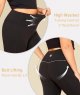 Plus Size Leggings for Women with Pockets-High Waisted 7/8 Leggings Tummy Control Workout Gym Yoga Pants