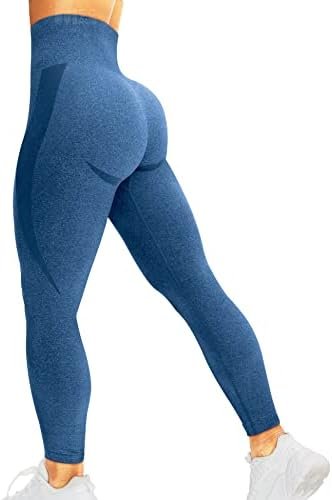 Women Seamless Leggings Smile Contour High Waist Workout Gym Yoga Pants