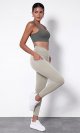 Women's Gathered Cross Waist Yoga Leggings with Pockets, 25" / 28" Crossover Workout Yoga Pants