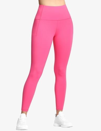 Tummy Control Workout Leggings with Pockets High Waist Athletic Yoga Pants for Women Running, Fitness