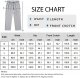 Men's Cotton Sweatpants Open Bottom Lounge Pants Lightweight Casual Jogger Pants with Pockets