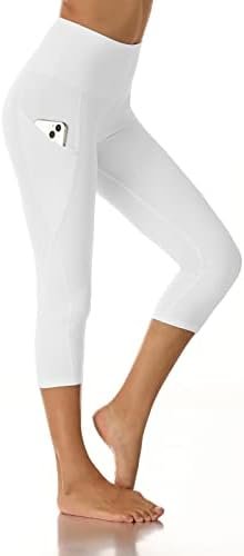 Yoga Pants with Pockets for Women - leggings with Pockets High Waisted Tummy Control Non See-Through Workout Pants