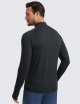 Mens Quarter Zip Pullover Long Sleeve Golf Athletic Shirts Mock Neck Workout Running Tops Sweatshirt with Pocket