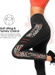 Printed Workout Leggings for Women High Waisted Yoga Pants with 2 Pockets Non See-Through Tummy Control