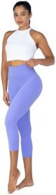 Capri Leggings for Women, High Waisted Yoga Pants with Tummy Control for Workout Running Gym