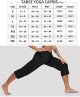 Women's Capri Yoga Pants Loose Soft Drawstring Workout Sweatpants Causal Lounge Pants with Pockets