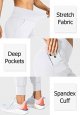 Women's Joggers High Waisted Yoga Pants with Pockets Loose Leggings for Women Workout, Athletic, Lounge