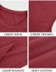 Mens Sleeveless Tank Tops Workout Cut Off Shirts Muscle Gym T Shirts with Pocket