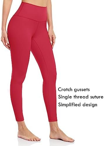 Workout Pro/Yoga Pro 7/8 Athletic Leggings for Women, High Waisted Compression Tummy Control Pants 25''