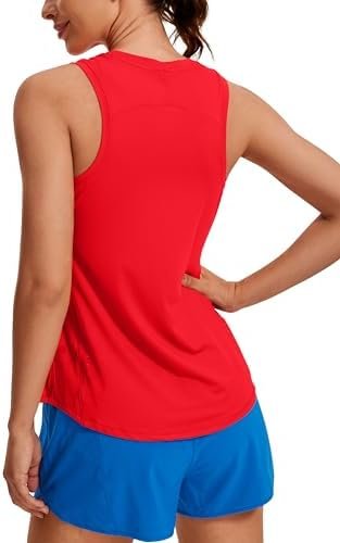 Lightweight Tank Top for Women Sleeveless Workout Tops High Neck Athletic Running Shirts